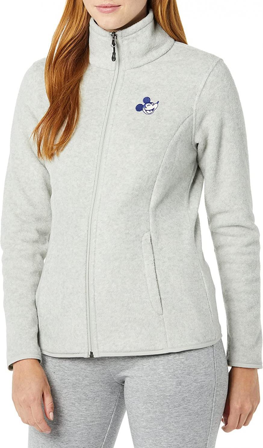 Amazon Essentials Disney | Marvel | Star Wars Women's Polar Fleece Full-Zip Mock Jackets
