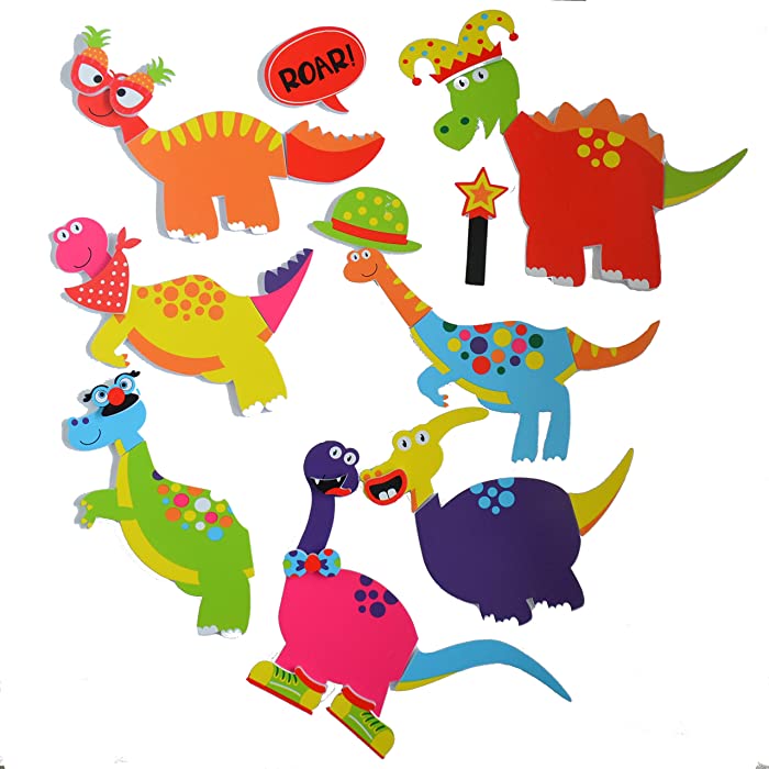 Buddy & Barney Bath Stickers--Weird and Wonderful Dinosaurs