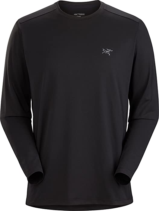 Arc'teryx Cormac Crew Neck Shirt LS Men's | Performance Tee for High Output in Hot Weather