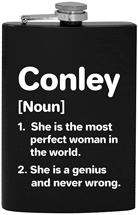 Conley Definition The Most Perfect Woman - 8oz Hip Drinking Alcohol Flask