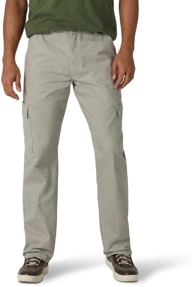 Wrangler Authentics Men's Twill Relaxed Fit Cargo Pant (Logan)