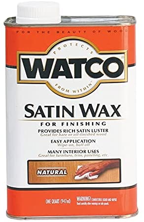 1 qt Rust-Oleum Brands 67041 Watco Satin Finishing Wax