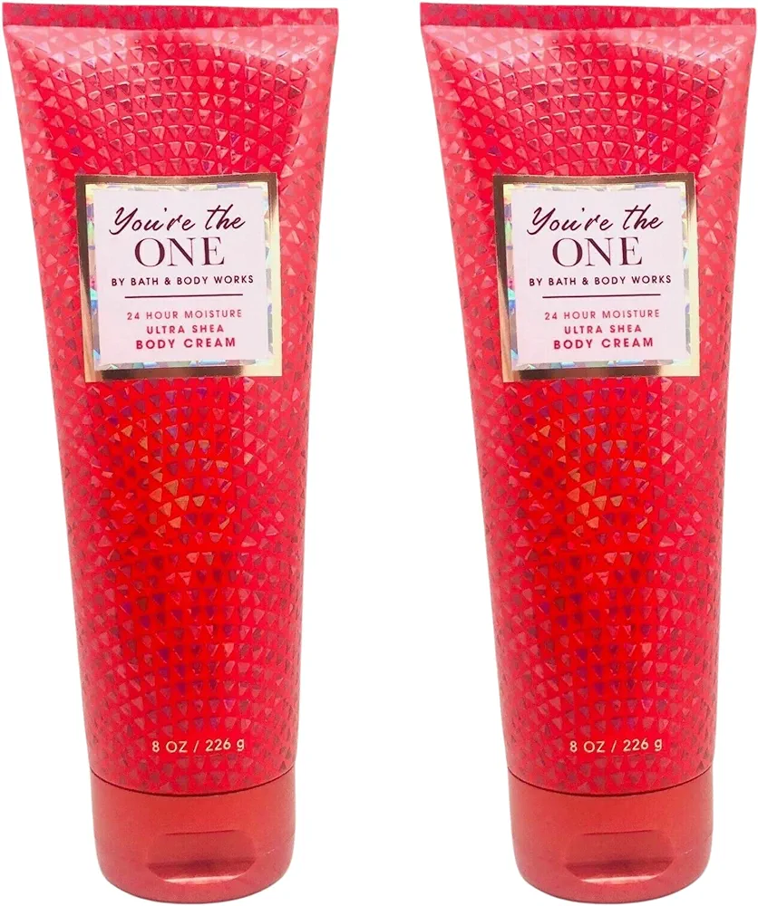 Bath and Body Works Gift Set of of 2 - 8 oz Body Cream - (You're the One)