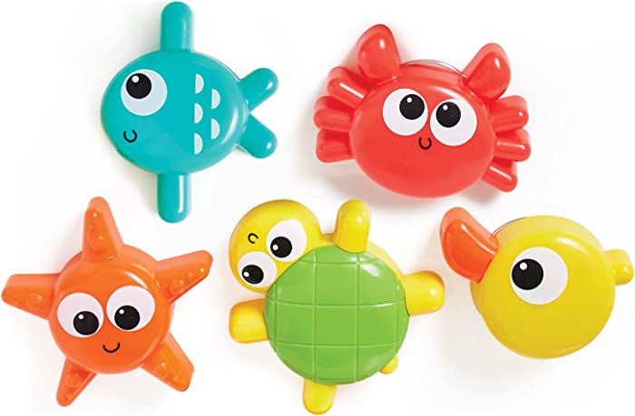 Kidoozie Spin 'n Play Sea Friends, Bathtub Toys for Children 12 Months and Older