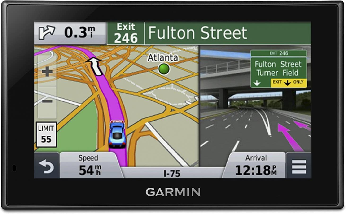 Garmin Nuvi 2539LMT GPS Navigator with Spoken Turn-By-Turn Directions, Lifetime Map Updates, Speed Limit Display, Traffic Updates, and Lane Guidance