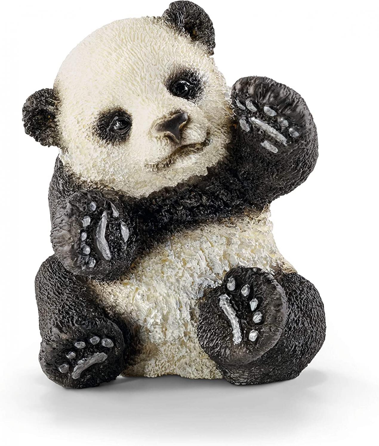 Schleich Wild Life, Wild Animal Jungle Toys for Boys and Girls, Baby Panda Cub Toy Figurine, Ages 3+