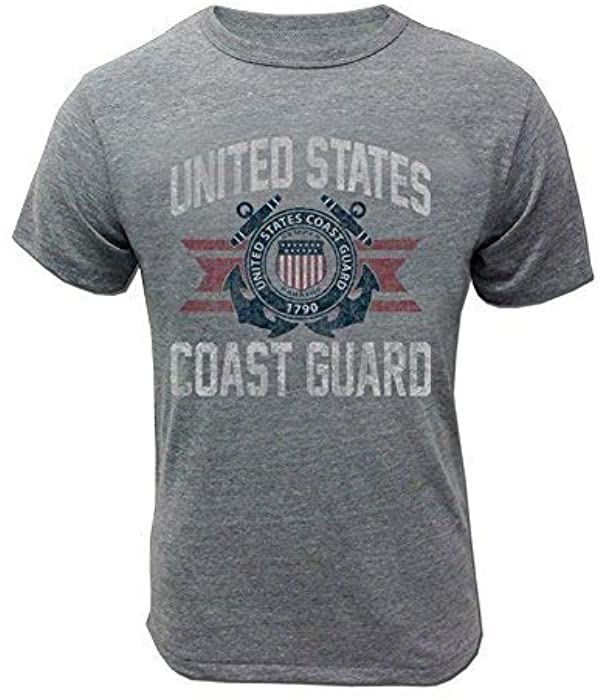 Armed Forces Gear Men's Coast Guard Vintage Basic T-Shirt