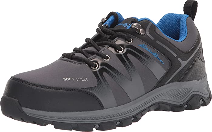 Eddie Bauer Highland Low Waterproof Hiking Shoes | Multi-Terrain Lug Pattern Flexible & Adaptive Structure Rubber Traction Outsole Countoured Footbed