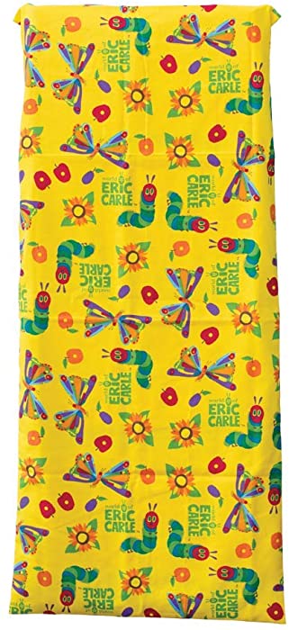 KinderMat Sheets Eric Carle - Full Nap Mat Washable Cover, Special Edition - Beautiful Butterfly - Regular, 47" x 22", Great for Daycare & Family Households, Cover ONLY
