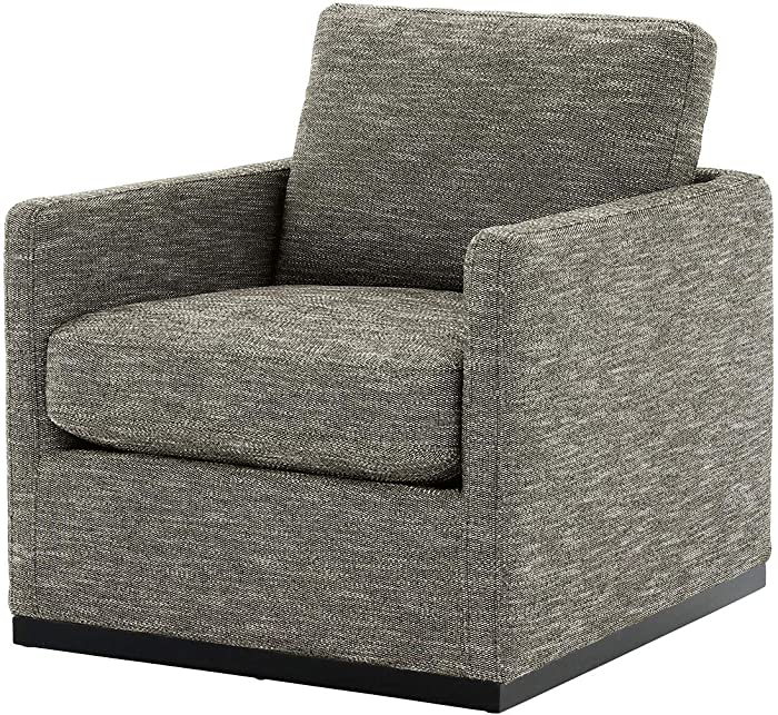 Signature Design by Ashley Grona Modern Textured Swivel Accent Chair, Brown