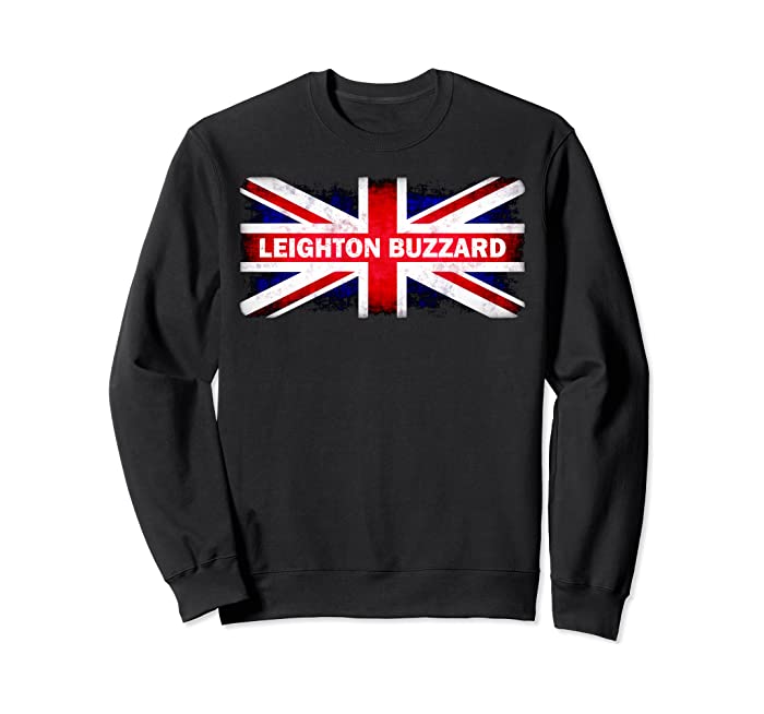 Leighton Buzzard UK British Flag Sweatshirt