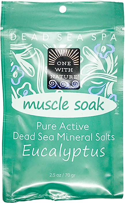 One With Nature Bath Salt Green eucalyptus, 2.5 Ounce