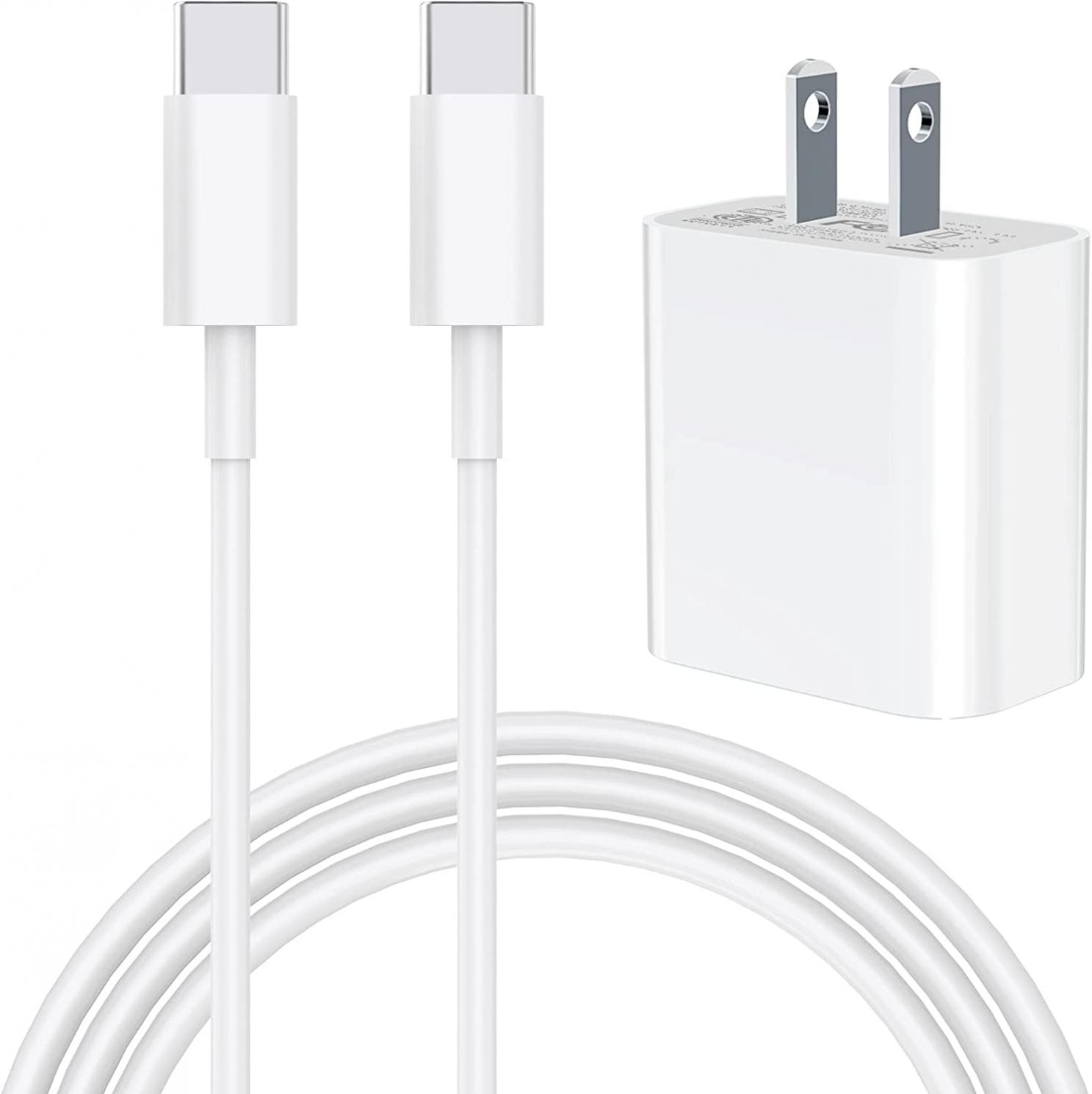 [Apple MFi Certified] iPad Fast Charger, MIRAREED 20W PD USB C Power Delivery Wall Charger with 6FT Type C to C Quick Charging Sync Cord for iPad Pro 12.9/11 inch, iPad Air 5/4, iPad Mini 6, Pixel 6/5