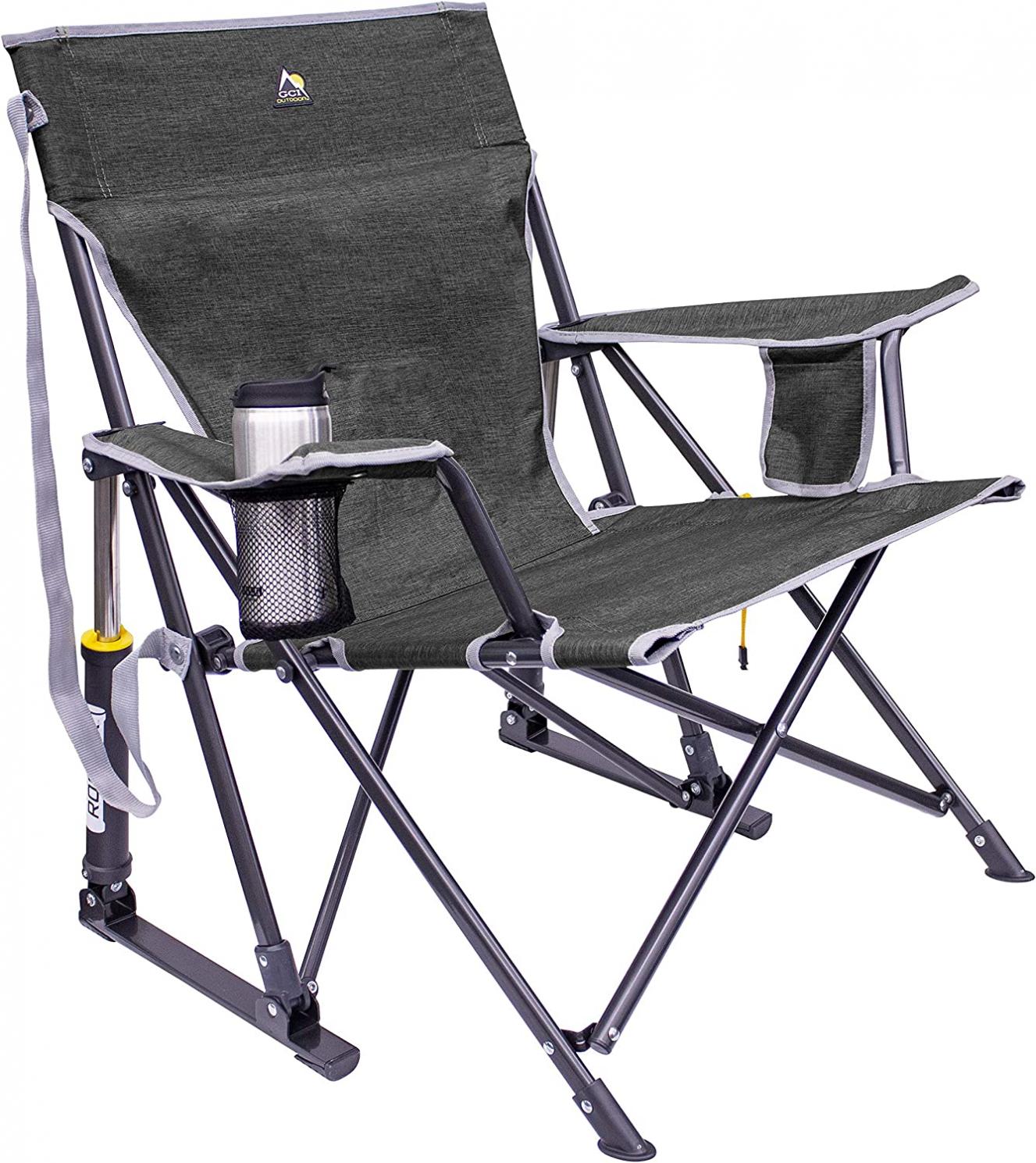 GCI Outdoor Kickback Rocker Portable Rocking Chair & Outdoor Camping Chair