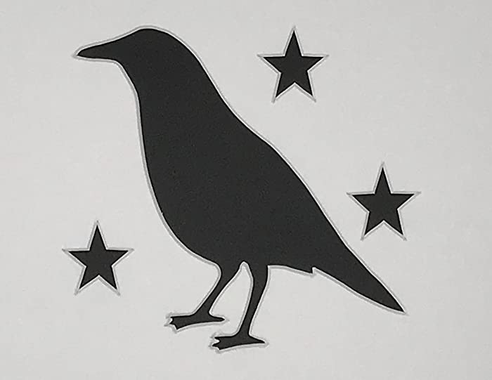 Primitive Crow Stencil Made From 4 Ply Matboard