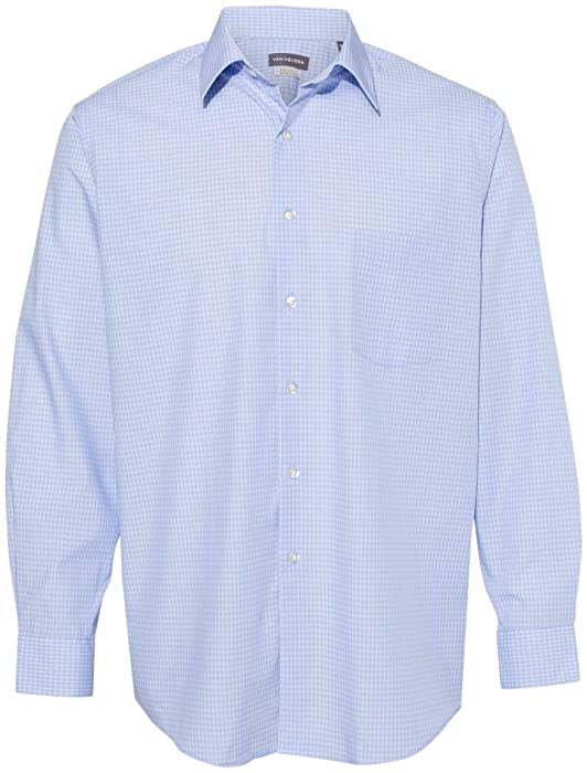Van Heusen Broadcloth Point Collar Check Shirt
