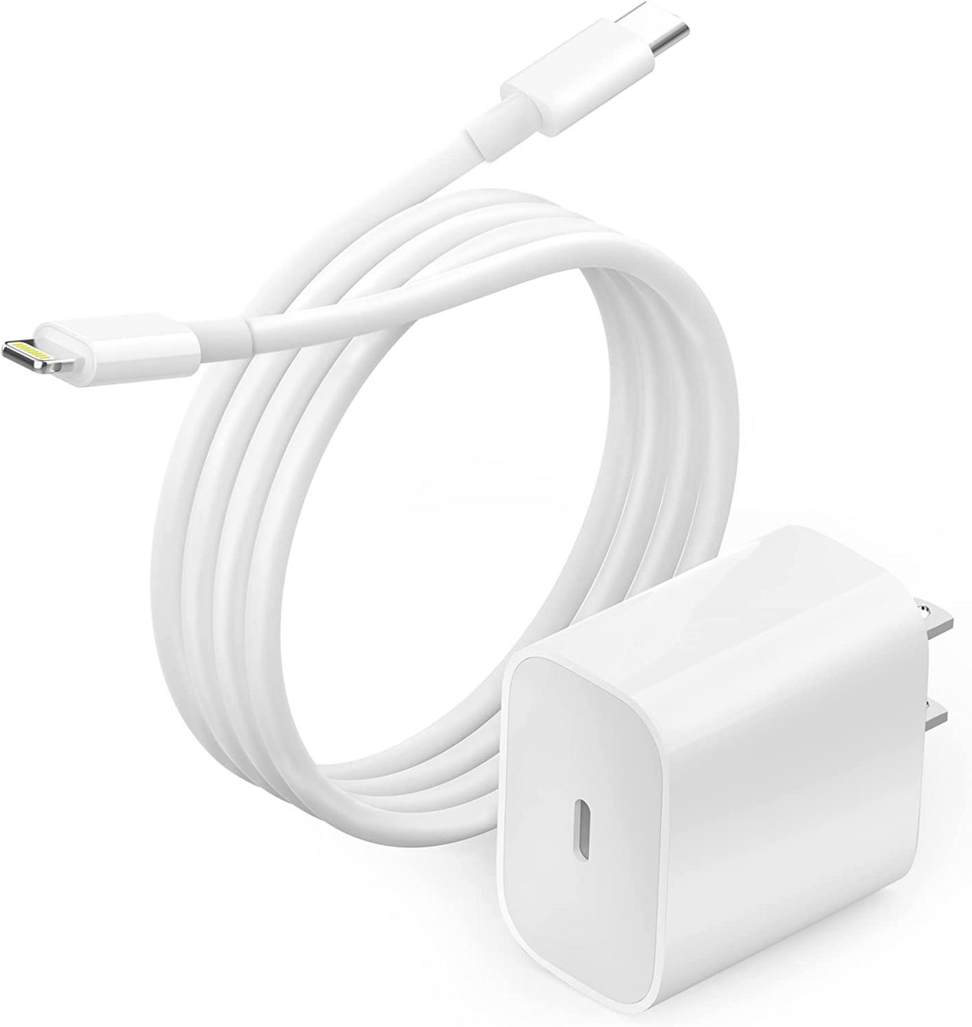 iPhone Fast Charger[Apple MFi Certified], iPhone 14 13 12 11 USB C Power Wall Charger with 6FT Cable, Lightning Cable for iPhone 13/13 Pro Max/12/12 Mini/Pro/11/XS/X/8Plus/iPad AirPods