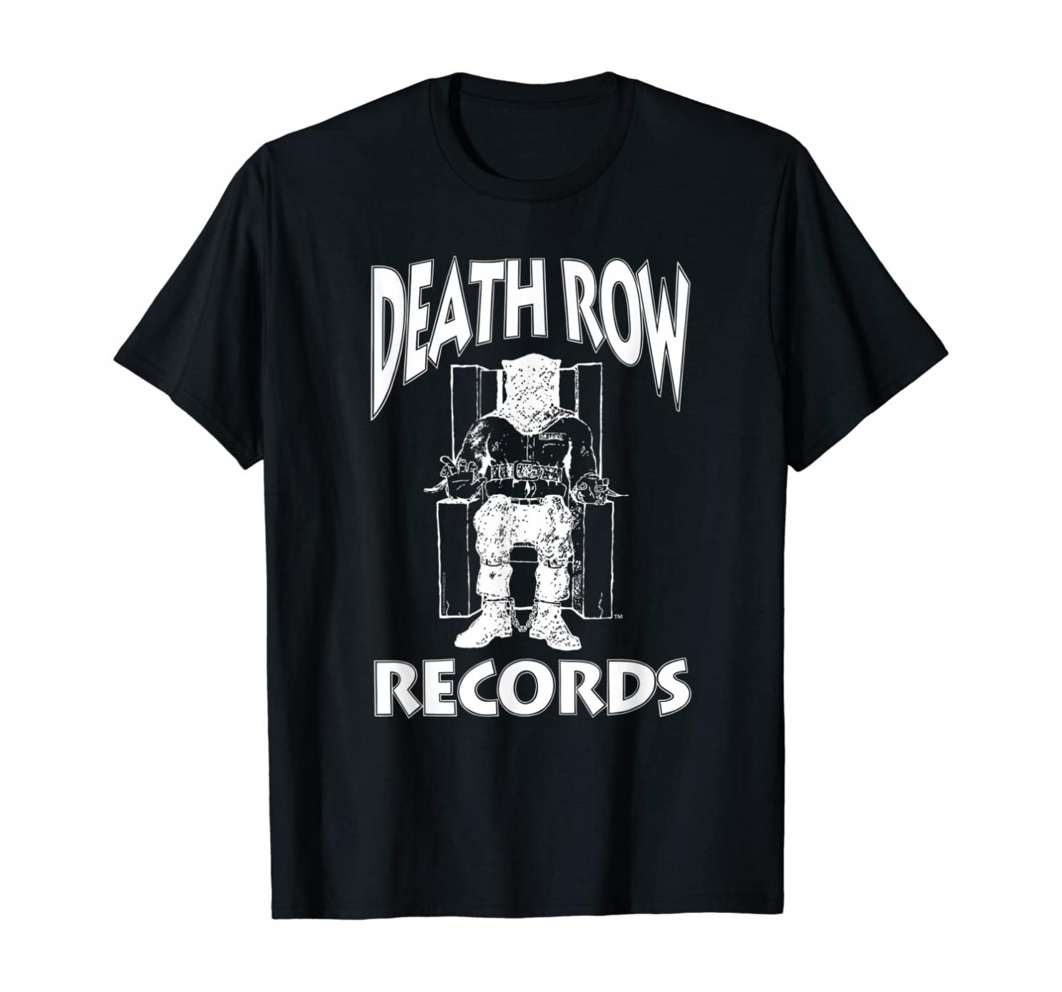 Death Row Records White Logo T-Shirt