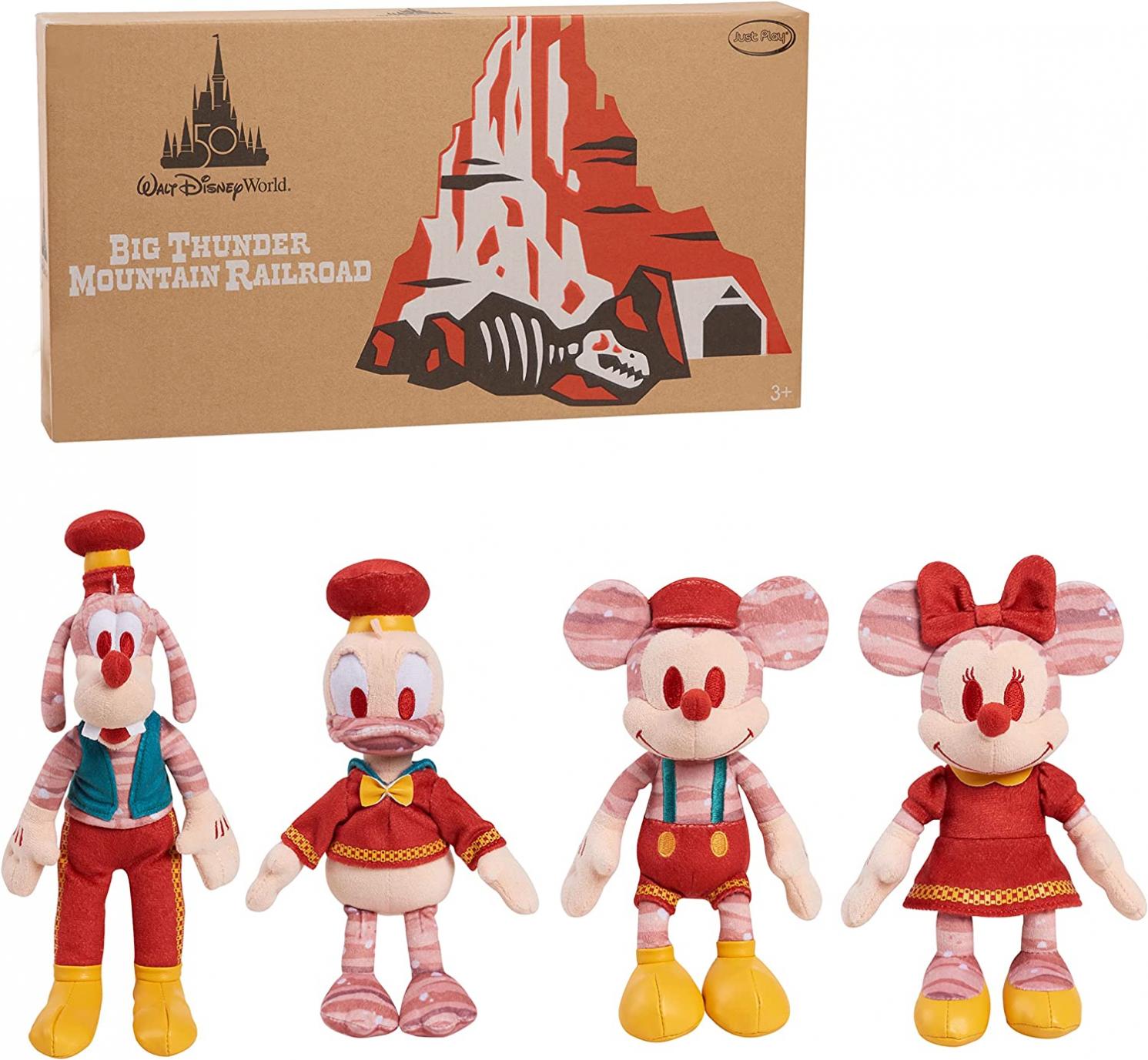 Walt Disney World 50th Anniversary Celebration Big Thunder Mountain Railroad Limited Edition 9-Inch Commemorative Plush Stuffed Animals, Kids Toys for Ages 3 Up, Gifts and Presents, Amazon Exclusive