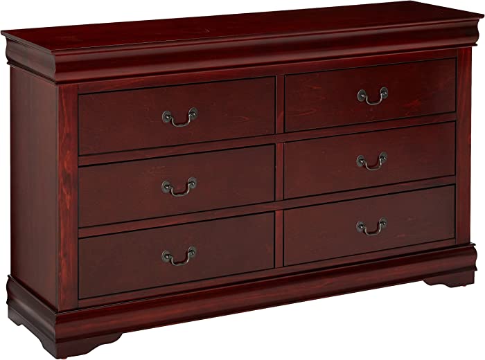 ACME Furniture Louis Philippe Dresser, Cherry, One Size