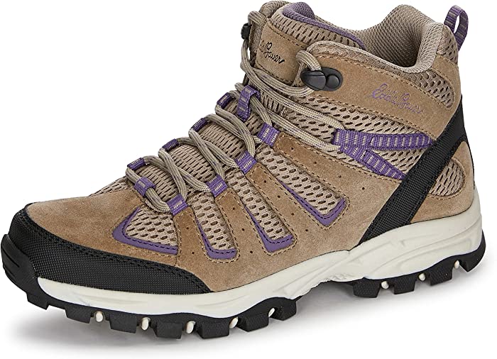 Eddie Bauer Astoria Mid Women's Hiking Boot | Water Resistant Lightweight Mountain Hiking Boots for Women | Ladies All Weather Outdoor Ankle Height Hiker