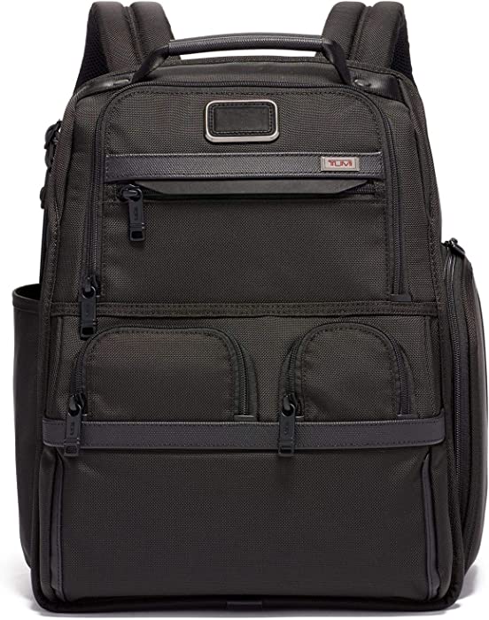 TUMI - Alpha 3 Compact Laptop Brief Pack - 15 Inch Computer Backpack for Men and Women - Black