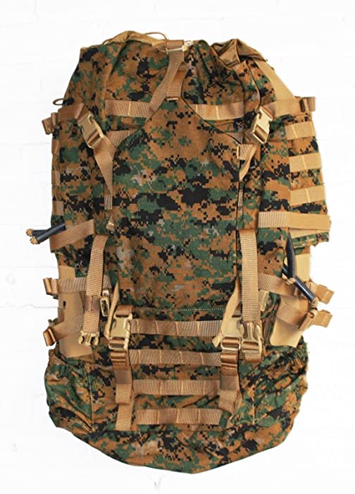 Arc'teryx USMC Field Pack, MARPAT Main Pack, Woodland Digital Camouflage, Spare Part, Component of Improved Load Bearing Equipment (ILBE)