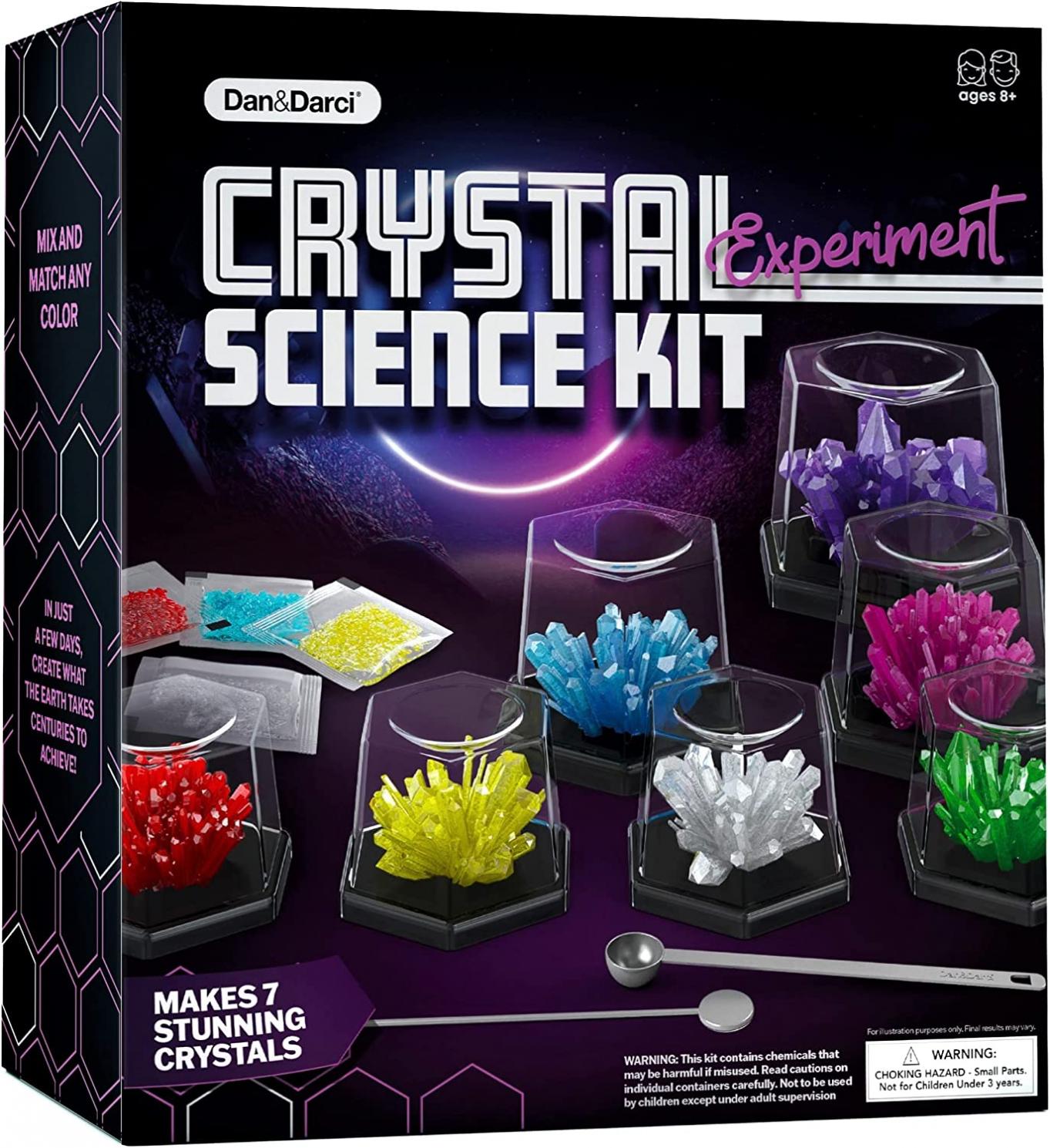 Crystal Growing Kit for Kids - Science Experiments Gifts for Boys & Girls Ages 8-14 Year Old - Discovery STEM Toys for Kids & Teen Age Boy/Girl Arts & Crafts Kits - Cool Educational Ideas