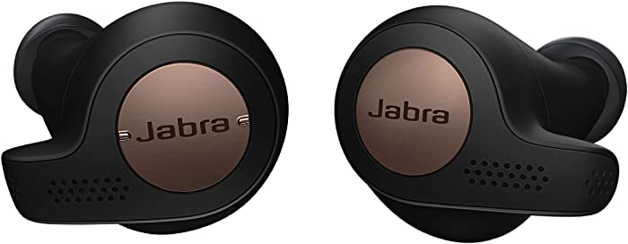 Jabra Elite Active 65t Earbuds – True Wireless Earbuds with Charging Case, Copper Black – Bluetooth Earbuds with a Secure Fit and Superior Sound, Long Battery Life and More