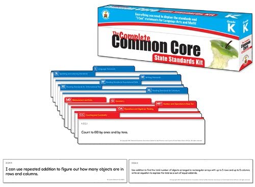 Carson Dellosa The Complete Common Core State Standards Kit Pocket Chart Cards (158168) Grade K