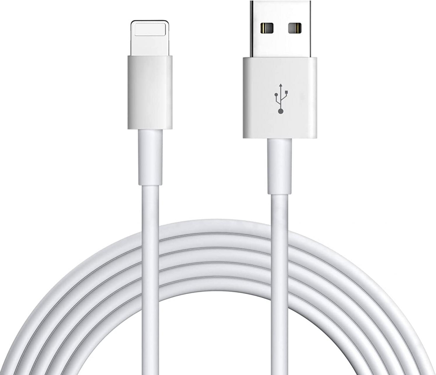 [Apple MFi Certified] Phone Charger, 6FT Lighting Cable Lighting to USB Cable Compatible with Phone 13/13 Pro/13 Pro Max/12/12 Mini/12 Pro/11/11 Pro/Xs Max/XR/X/AirPods Pro and More (1 pc)