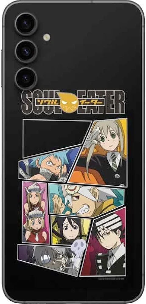 Skinit Phone Decal Skin Compatible with Samsung Galaxy A14 5G - Officially Licensed Crunchyroll Soul Eater Block Design