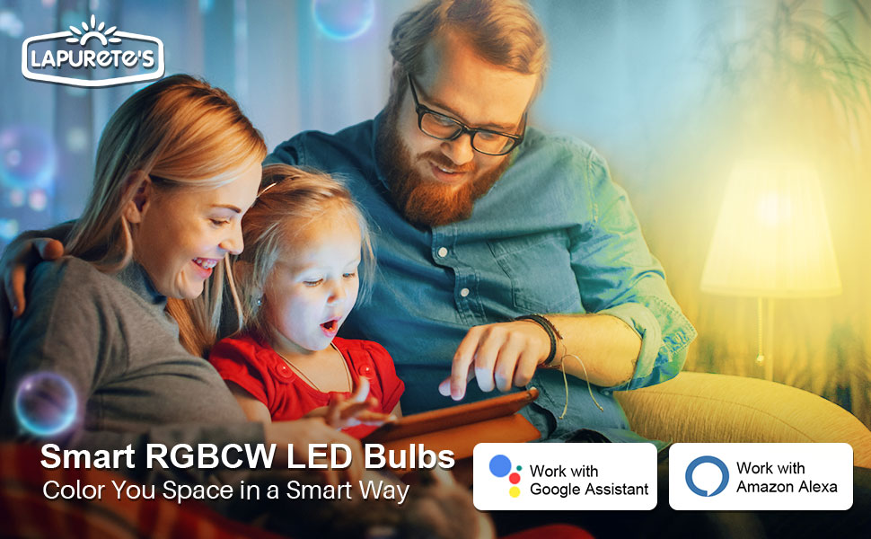 Smart RGBCW Led Bulbs