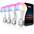 LAPURETE'S Alexa Smart Light Bulbs, Lapurete's LED RGBCW Color Changing,85W Equivalent E26 9W WiFi Led Bulb , Work with Googl