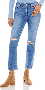 PAIGE Women's Amber Walkabout Destructed Jeans