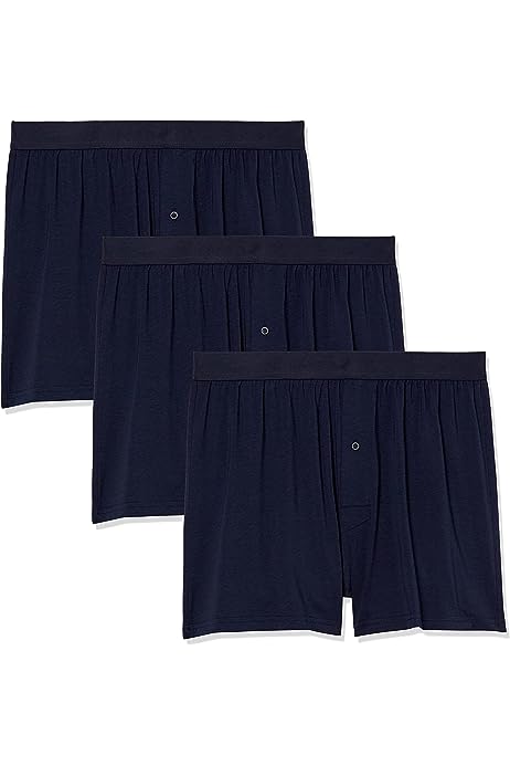 Men's Relaxed-Fit Cotton Modal Boxer Short, Pack of 3