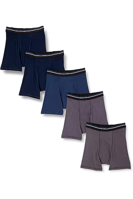 Men's Tag-Free Boxer Briefs, Pack of 5