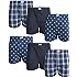 Lucky Brand Men's Underwear - Classic Woven Boxers with Functional Fly (6 Pack)