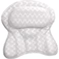 Sierra Concepts Bath Pillow Spa Bathtub Ergonomic for Tub, Neck, Head, Shoulder Pillows Support Cushion Headrest - Luxury Soft 3D Mesh + Strong Grip Suction Cups Soaking Large, Paradise