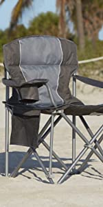 LivingXL 500-lb capacity folding beach or outdoor chair