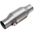 AUTOSAVER88 ATCC0007 2.5&quot; Inlet/Outlet Universal Catalytic Converter with O2 Port (EPA Compliant)