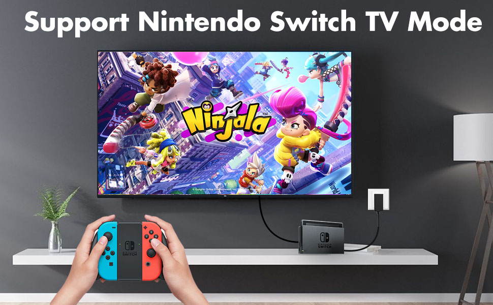 support nintendo switch tv dock mode