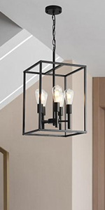 4-Light Farmhouse Chandelier