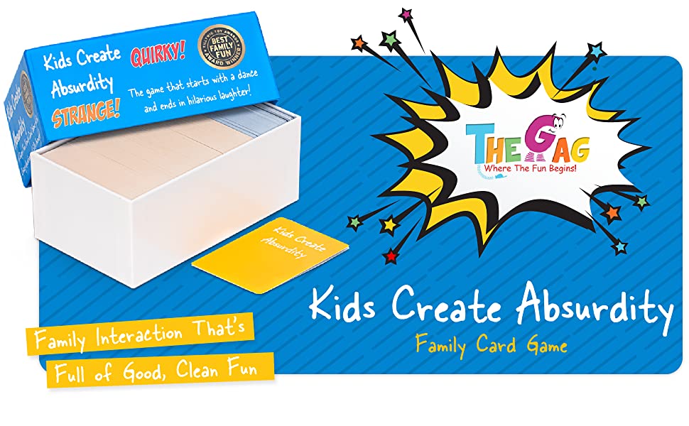 Kids Create Absurdity Family Card Game Family Interaction That''s Full of Good, Clean Fun