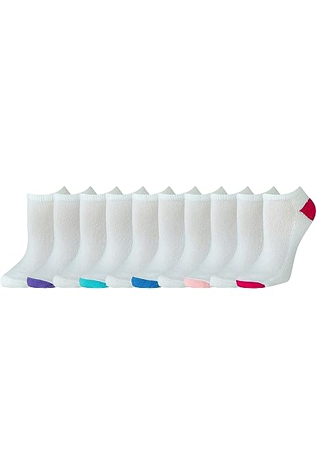 Women's Cotton Lightly Cushioned No-Show Socks, Multipacks
