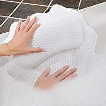 put your bath pillow on the tub