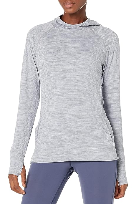 Women's Brushed Tech Stretch Popover Hoodie (Available in Plus Size)