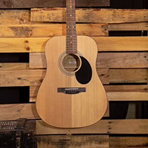 acoustic guitar, guitar pack, beginner guitar, good cheap guitar, spruce top, Jasmine, dreadnought