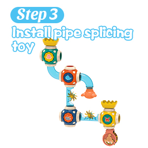 Install pipe splicing toy