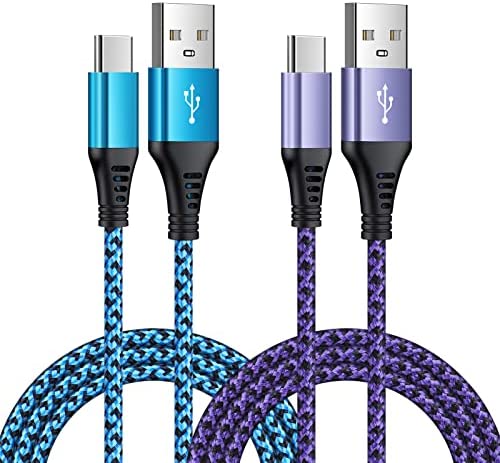 [2-Pack,6FT]USB Type C Cable Fast Charging for Google Pixel 6,Android Charger Cable Type C Charging Cord for Google Pixel 7 Pro/6 Pro/6a/5a/4a/5/4XL;Samsung Galaxy S22/S21Ultra/S20/Note 20/A13/A53/A72